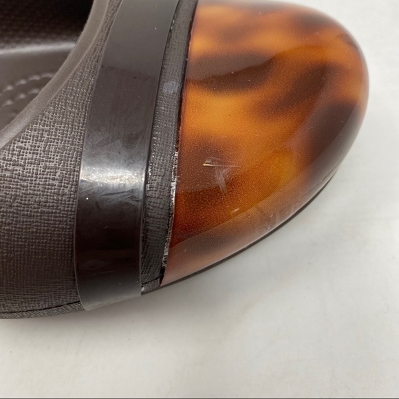 Crocs Cap Toe Tortoise Ballet Flat - Picture 2 of 8